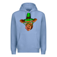 Colony Blue St Patricks Day Cow Premium Hoodie - Bettercallsaul