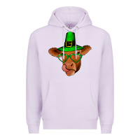Lilac St Patricks Day Cow Premium Hoodie - Bettercallsaul
