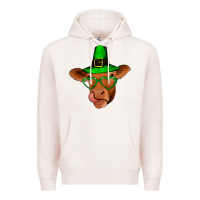 Pale Pink St Patricks Day Cow Premium Hoodie - Bettercallsaul