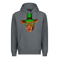 Rock St Patricks Day Cow Premium Hoodie - Bettercallsaul
