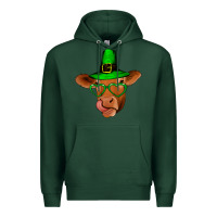 Sports Green St Patricks Day Cow Premium Hoodie - Bettercallsaul