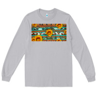 Moon Dust aztec sunflower cowhide license plate Long Sleeve Tee - Artiststas