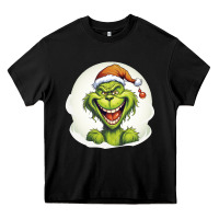 Black Grinch Heavy Core Tee - Unal Design
