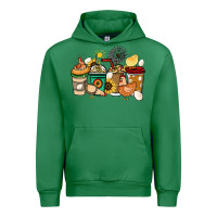 Emerald Chicken coffee cups Urban Hoodie - HowdyJamesFarm