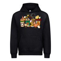 Foreset Green Chicken coffee cups Urban Hoodie - HowdyJamesFarm