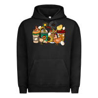 Pigment Black Chicken coffee cups Urban Hoodie - HowdyJamesFarm