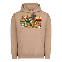 Pigment Burro Chicken coffee cups Urban Hoodie - HowdyJamesFarm