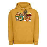 Pigment Peanut Butter Chicken coffee cups Urban Hoodie - HowdyJamesFarm