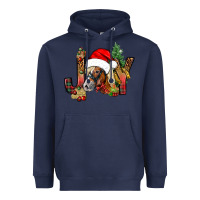 Navy joy christmas with horse bbs Heavyweight Hoodie - BundleAndBundleShop