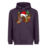 Plum joy christmas with horse bbs Heavyweight Hoodie - BundleAndBundleShop