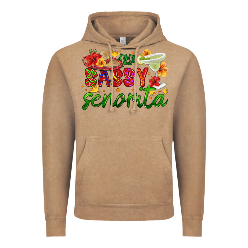Sassy Senorita Vintage Hoodie by HRA Design Shop | Teevron