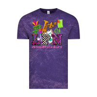 Cloud Purple mardi gras lpn licensed practical nurse Vintage Tee - AdoDesignShop