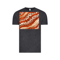Vintage Black orange glitter Vintage Tee - JahusDesignShop