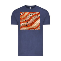 Orange Glitter Vintage Tee | Teevron