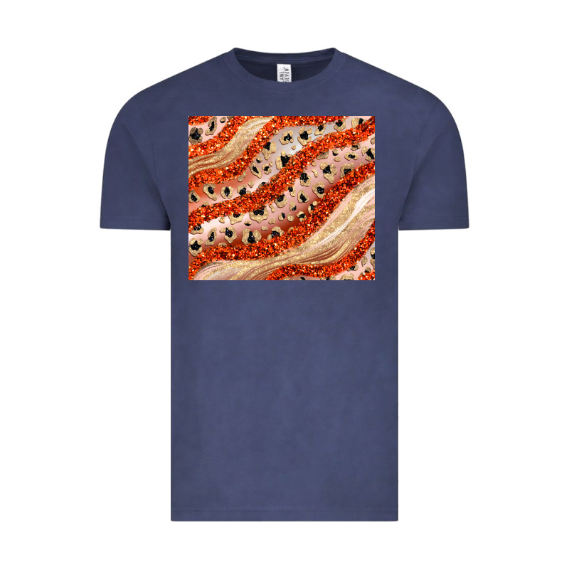 Orange Glitter Vintage Tee by JahusDesignShop | Teevron