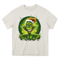 Cream Grinch Heavy Core Tee - Unal Design