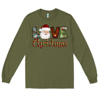 Army Green love christmas Long Sleeve Tee - AdoDesignShop