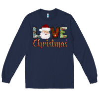 Navy love christmas Long Sleeve Tee - AdoDesignShop