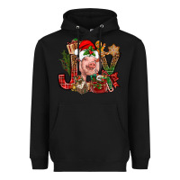 Black joy christmas with pig bbs Heavyweight Hoodie - BundleAndBundleShop