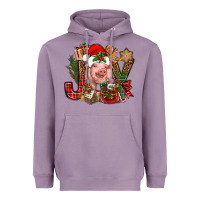 Lavender joy christmas with pig bbs Heavyweight Hoodie - BundleAndBundleShop