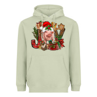 Matcha joy christmas with pig bbs Heavyweight Hoodie - BundleAndBundleShop