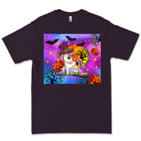 Plum halloween unicorn Premium Tee - Zillion Design Studio