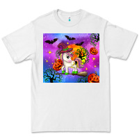 White halloween unicorn Premium Tee - Zillion Design Studio