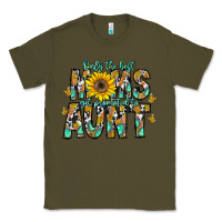 Army Green only the best moms get promoted to aunt Classic Tee - CowhideDigitalArt