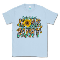 Dusty Blue only the best moms get promoted to aunt Classic Tee - CowhideDigitalArt