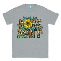 Heather Grey only the best moms get promoted to aunt Classic Tee - CowhideDigitalArt