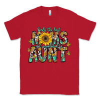 Red only the best moms get promoted to aunt Classic Tee - CowhideDigitalArt