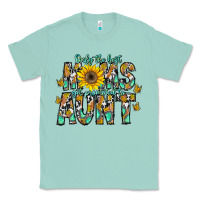 Seafoam only the best moms get promoted to aunt Classic Tee - CowhideDigitalArt