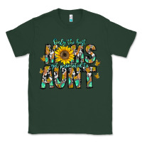 Sports Green only the best moms get promoted to aunt Classic Tee - CowhideDigitalArt