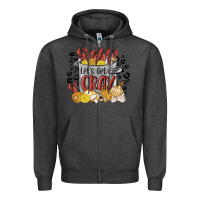 Charcoal Heather let's get cray crawfish boil Zipper Hoodie - MaliasSmallBusiness