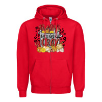 Red let's get cray crawfish boil Zipper Hoodie - MaliasSmallBusiness