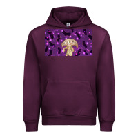 Mauve Wine elf with big ears and socks Urban Hoodie - TumblerDesignByShophia