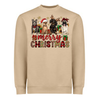 Mushroom merry christmas chihuahua pitbull pug dachshund Heavyweight Sweatshirt - JahusDesignShop