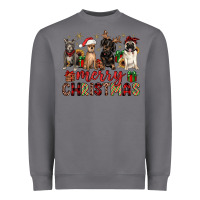Storm merry christmas chihuahua pitbull pug dachshund Heavyweight Sweatshirt - JahusDesignShop