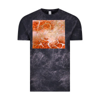 Cloud Black orange glitter Vintage Tee - JahusDesignShop