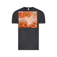 Vintage Black orange glitter Vintage Tee - JahusDesignShop