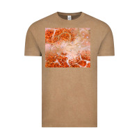 Vintage Coffee orange glitter Vintage Tee - JahusDesignShop
