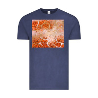 Vintage Denim orange glitter Vintage Tee - JahusDesignShop