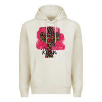 Oatmeal Heather He İs Risen Easter Premium Hoodie - Bettercallsaul