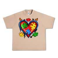 Burro autism heart Urban Heavy Tee - Artiststas