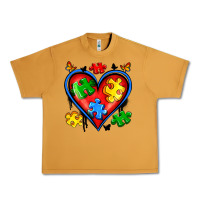 Peanut Butter autism heart Urban Heavy Tee - Artiststas