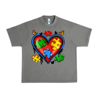 Tornado autism heart Urban Heavy Tee - Artiststas