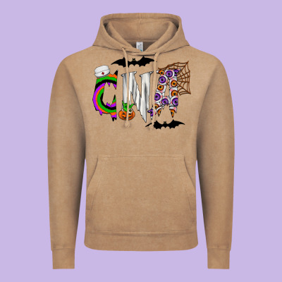 Halloween Cna Vintage Hoodie Designed By Cowhidedigitalart