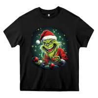 Black Grinch Heavy Core Tee - Unal Design