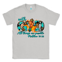 Moon Dust with god all things are possible. cross Classic Tee - AdoDesignShop