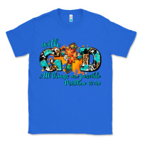 True Royal with god all things are possible. cross Classic Tee - AdoDesignShop